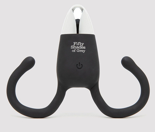 Чёрный вибратор для пар Fifty Shades of Grey Relentless Vibrations Remote Couples Vibrator FS-80008