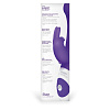 Фиолетовый стимулятор G-точки с клиторальным отростком The Rabbit Company The G-spot Rabbit TRC-002PUR (22 см)