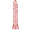 Анальная ёлочка из розового геля Doc Johnson Crystal Jellies Anal Plug Bumps 7005-02-CD (15,2 см)
