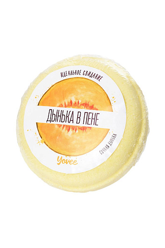 Бомбочка для ванны с ароматом сочной дыни ToyFa «Дынька в пене» 722503