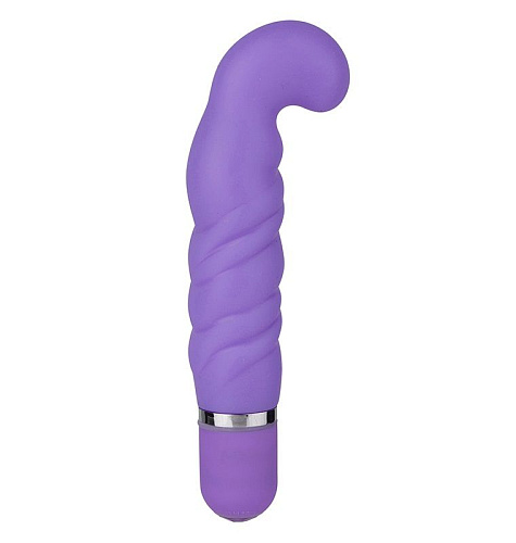 Фиолетовый изогнутый вибратор Dream Toys NEON ULTRA CLIMAX PURPLE 20547 (11 см)