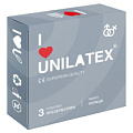 Презервативы с рёбрами Unilatex Ribbed №3 (3 шт)