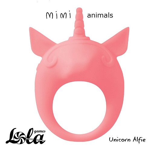 Оранжевое эрекционное кольцо Lola toys Unicorn Alfie 7000-26lola
