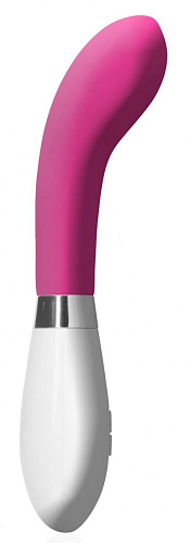 Розовый вибратор для точки G или простаты Shots Media BV Apollo LUNA012PNK (20 см)