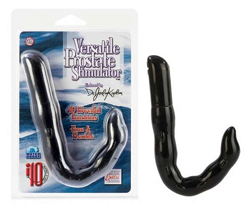 Вибро-стимулятор простаты чёрного цвета California Exotic Novelties Versatile Prostate Stimulator SE-5647-03-2
