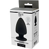 Чёрная анальная пробка Dream Toys PREMIUM SILICONE PLUG M 21602 (11 см)