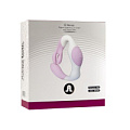 Розово-белый клиторальный стимулятор Adrien Lastic O Venus 10960