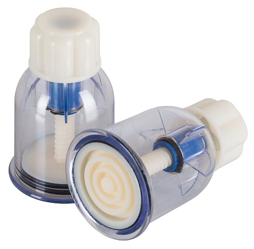 Прозрачные поршневые помпы для сосков Orion BLACK VELVETS  5225620000