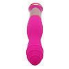 Ярко-розовый вибратор с ротацией Howells ECSTASY Deluxe Rippled Vibe 173806pink (20 см)
