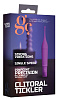 Фиолетовый клиторальный вибромассажёр Shots Media BV Clitoral Tickler GC038PUR (16,2 см)