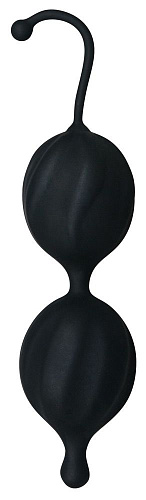 Чёрные вагинальные шарики на короткой сцепке Orion 0521523