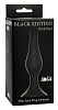 Чёрная анальная пробка Lola toys Slim Anal Plug Medium 4206-01Lola (11,5 см)