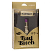 Золотистый мини-вибратор в виде тюбика помады California Exotic Novelties Naughty Bits Bad Bitch Lipstick Vibrator SE-4410-00-3