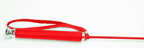 Красный стек со шлепком в виде сердца БДСМ арсенал 62002 (63,5 см)