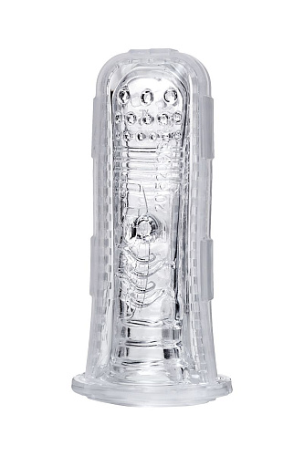 Чёрный мастурбатор с вибрацией Levett Zyra 17011