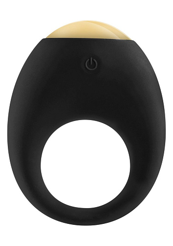 Чёрное эрекционное кольцо Toy Joy Eclipse Vibrating Cock Ring 3006010294