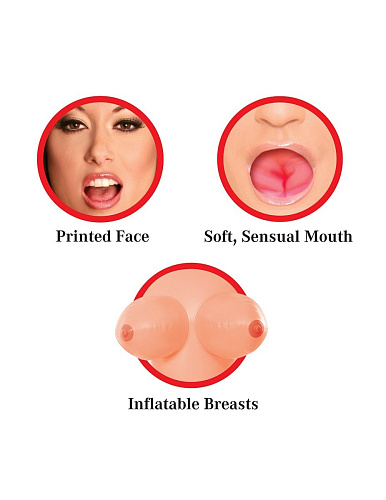 Кукла надувная телесного цвета Pipedream PDX Dollz Brooke le Hook RD362