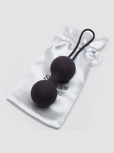 Чёрные, меняющие цвет вагинальные шарики Fifty Shades of Grey Inner Goddess Colour-Changing Jiggle Balls 90g FS-74941 (90 гр)