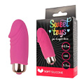 Розовый вибромассажёр Bior toys Sweet Toys ST-40120-6 (5,5 см)
