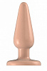 Анальная пробка телесного цвета Shots Media BV Butt Plug Basic 3 Inch PLU001FLE (7,6 см)