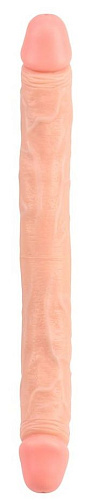 Телесный двухсторонний фаллоимитатор Chisa Overlap CN-471905681 (31 см)