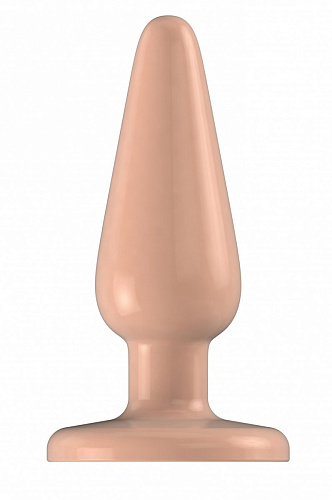 Анальная пробка телесного цвета Shots Media BV Butt Plug Basic 3 Inch PLU001FLE (7,6 см)