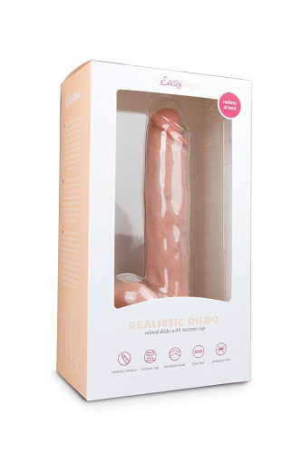 Телесный фаллоимитатор EDC Wholesale Realistic Dildo ET173SKN (26,5 см)