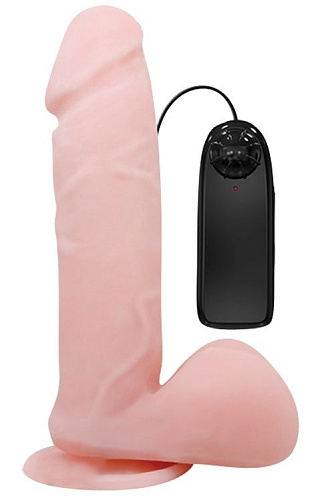 Реалистичный фаллоимитатор с ротацией Bior toys EROWOMAN EE-10257 (19,5 см)
