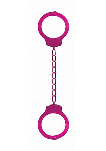 Металлические розовые кандалы Shots Media BV Pleasure Legcuffs OU006PNK