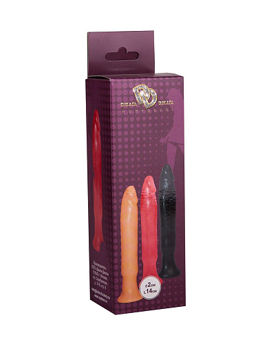 Розовый анальный стимулятор без мошонки Сумерки богов 4300-23 CD DD (14 см)