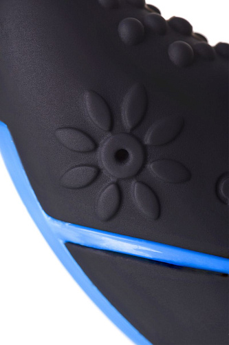 Чёрно-синий массажёр простаты Erotist Third 541303