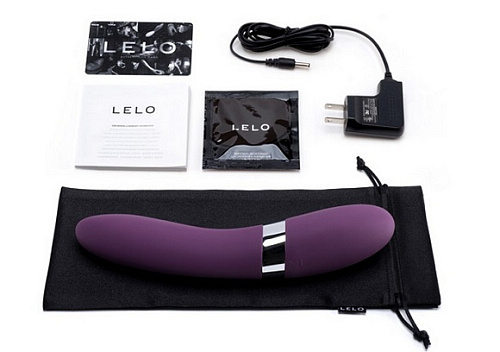 Фиолетовый вибромассажёр Lelo Elise 2 LEL7664