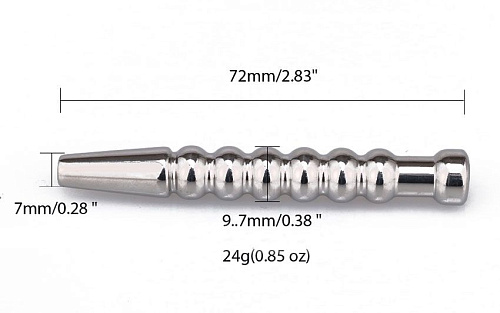 Стальной уретральный металлический стимулятор Bior toys NTU-80390