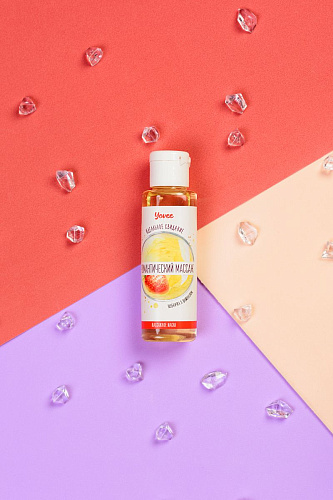 Масло для массажа с ароматом клубники и шампанского ToyFa «Романтический массаж» 722108 (50 мл)