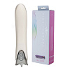 Белый вибромассажёр из серии VIBE THERAPY Vibe Therapy ELATION 50654 (17 см)