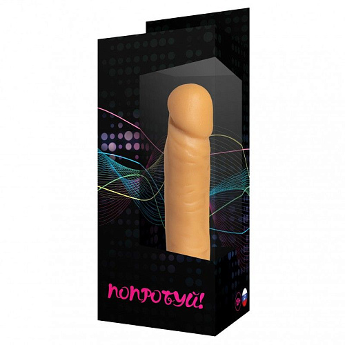 Телесный фаллоимитатор-реалистик на присоске Сумерки богов 101-24 BX DD (18 см)