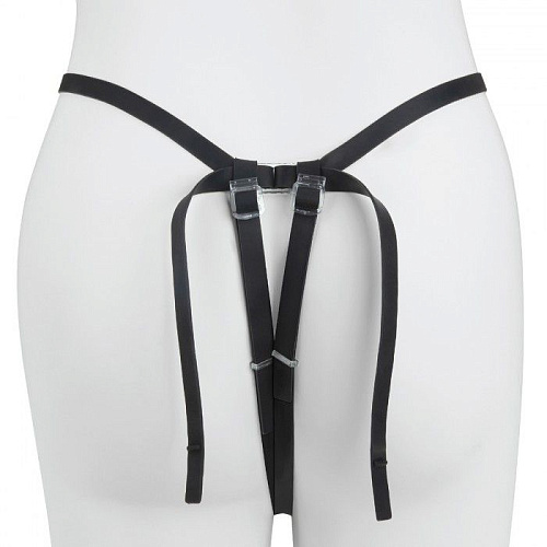 Страпон чёрного цвета с вибратором Seven Creations Mojo Ghia A004B1F082B1