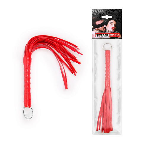 Красная плеть с рукоятью в оплётке Bior toys NTB-80512