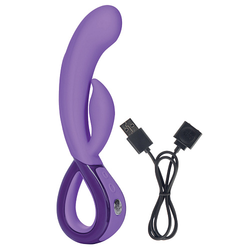 Фиолетовый вибратор Хай-Тек Jopen LEIA JO-8080-10