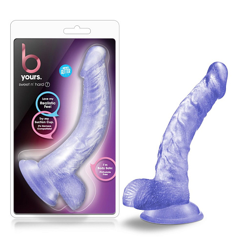 Фиолетовый фаллоимитатор Blush Novelties Sweet n Hard 7 BL-16499 (21,59 см)