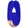 Синий клиторальный стимулятор Shots Media BV Fancy ELE006BLU (9,8 см)