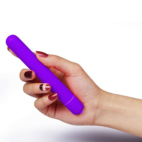 Фиолетовая вибропуля Lovetoy X-Basic 10 Speeds BT-21 (13 см)