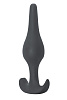 Серая анальная пробка Lola toys Smooth 8008-02lola (12,5 см)
