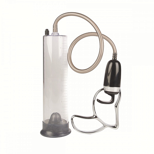 Прозрачная вакуумная помпа California Exotic Novelties Precision Pump Intermediate SE-0999-40-2