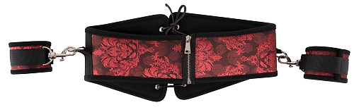 Соблазнительный бондажный набор в красном и чёрном цветах Orion Bondage Set Asia 24927503001