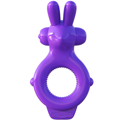 Фиолетовое эрекционное кольцо Pipedream Ultimate Rabbit Ring PD5821-12