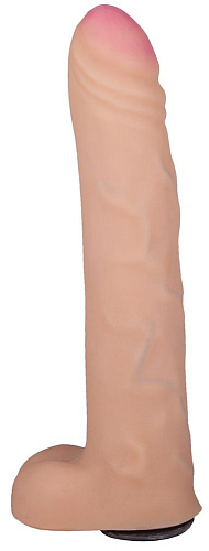 Фаллическая насадка телесного цвета LOVETOY (А-Полимер) REAL Standard 864803 (17 см)