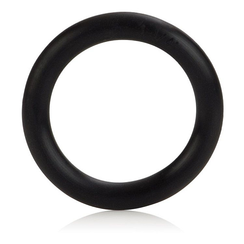 Чёрное эрекционное кольцо California Exotic Novelties Black Rubber Ring SE-1404-03-2