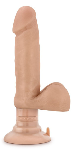 Телесный мультискоростной реалистичный вибратор Blush Novelties Stallion BL-16863 (24 см)