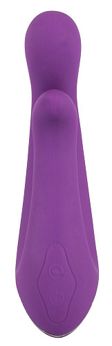 Фиолетовый перезаряжаемый вибратор Orion Javida Double Vibe 0583383